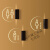 卫生间指示牌男女厕所标志牌带灯亚克力洗手间发光标识牌定制免接 H-1款25X3CM接电图案10cm 1x1cm