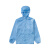 立采 工作防护服 打磨专用防尘衣透气分体连帽男女工业喷漆防护服工作服 蓝色整套6XL1件价 