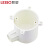 联塑（LESSO）暗装灯头深型圆接线盒(单通)PVC电工套管配件白色 65×65/1/Φ25