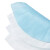 Sagovo 一次性口罩 3D立体4层防护灭菌级防飞溅防尘口罩 大号 蓝色10只