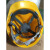 明盾 ABS国标加厚安全帽工地电力绝缘建筑施工防砸劳保头盔 可印字 V 型常规款 黄色 