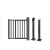 欧仓 小区电动广告门刷卡门禁人行通道闸全自动栅栏侧小门 栅栏门+刷卡进+按钮出（宽2.1-2.3米）单位：个