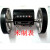 杭州双鹿Z96-F滚动计米计数器/铝轮计米表计码表验布机打卷机码表定制 凹凸轮的米表摩擦力大点