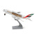 MINI AUTO合金飞机模型金属客机空客A380波音飞机男孩玩具礼物 玩具合金飞 新A380机舱可开红色-带支架