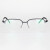 林德伯格同款7423眼镜框男女同款复古多边超轻纯钛无螺丝半框眼镜 枪色 镜框 1.67防蓝光变色