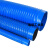 吸尘管蓝色pvc橡胶软管除尘管塑料波纹管通风排风管道排污下水管佩科达 内径120mm*1米(需要长的请备注)