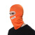GJXBP氩弧焊面罩 电焊防烤脸头套焊工专用隔热护脸夏季围脖面罩电动摩 橙色