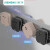 西门子电力轨道插座壁挂式明装排插厨房餐边柜线插排可移动 旋转式双USB插座黑色