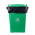 科力邦（Kelibang） 垃圾袋 一次性塑料袋小号45*45cm/50只装平口 商用物业背心式垃圾袋  KB1002
