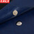 京洲实邦【A4蓝色单个装】防水包装磁吸按扣袋ZJ-0396