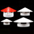 德银 管件多用实用屋顶塑料PVC防雨帽透气帽通气帽管帽通风口 160-200-250通用防雨帽白顶