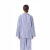 劳保佳 病号服套装 分体长袖棉质病人服 蓝白条长袖+长裤（腰系带）蓝白条套装 XL码