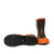 安全牌ZX040 40kv绝缘靴橙棕色半筒防水耐磨防滑橡胶材质1双36码