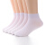 途尊（kingtrip）2021新款儿童袜子棉春秋夏季学生男童女童宝宝中筒白色小白袜12岁休闲袜 5双 白筒 3-5岁 24-27鞋码 15-17厘米