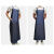 HKFZ防水围裙pvc薄款水产专用罩衣男女餐饮食堂防油加长加大工作服 深蓝色 不计带长110宽80
