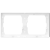 公牛开关插座暗装墙壁面板86型连体框架二/三/四/五位边框美化装饰架 二位连体面板（白色）