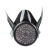 LISM定制防毒面具上海跃丰地球牌2001口罩喷漆专用防粉尘活性炭单罐半 碳盒10只