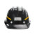 煤矿MA玻璃钢三筋矿工防砸反光条黑安全帽可印字定制头盔厂家 SA3020红色