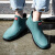 谋福（CNMF）四季男士雨鞋 中筒水鞋防滑耐磨雨靴 （绿色） 39 