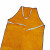 劳保佳 牛皮电焊防护围裙 加厚耐磨防烫隔热防护服 黄色 1件装