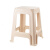 时通加厚塑料凳子成人高凳矮凳大排档地摊塑料椅子可叠放A501卡其(45高）