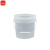 谋福1092 食品级塑料桶密封桶小水桶包装桶 龙虾打包桶（塑料桶（ 5L透明 带提手））