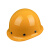 适用于安全帽透气国标玻璃钢建筑工地加厚工程施工安全头帽夏季头 202黄（ABS烤漆*送检 T类高密度450
