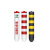 SXGD  PVC电线杆拉线保护套警示管通讯光缆标志反光警示管电力拉线红白 75mm*800mm