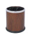 和畅（HC）GPX-45双层红桃木色圆形垃圾桶容量10升(2个起订) 商用酒店果皮桶
