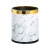 急先锋 垃圾桶厨房厕所卫生间轻奢简约 垃圾桶 10L-银圈-简约线条-银