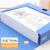 新时达 A4档案盒塑料文件盒办公加厚资料盒会计凭证整理收纳盒塑料资料办公用品人事文档单个装 蓝色/厚度3.5cm