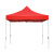 劳博士 LBS845 应急救援帐篷 雨棚 广告帐篷 伸缩遮阳雨伞 折叠防雨防晒蓬 重型自动架3*3红