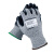 博迪嘉 GL105 切割5级浸丁腈光面手套 灰色（双） 7
