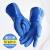 瑞珂韦尔（Rockwell）劳保手套PVC蓝色磨砂浸塑防水防油防滑手套PC2701 1副 XL