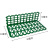 千惠侬水果护栏隔板 超市货架隔断 防掉落挡条 塑料围栏 蔬菜果蔬挡板条 卡式护栏绿色1片 加厚