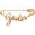 Jean Paul Gaultier 奢侈品潮牌 女士 单只金色 GAULTIER SAFETY PIN 耳饰 Gold UNI