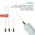 PP点胶针塑料螺口点胶机针头挠性打胶加长快干胶针可SN1409 PP针头14G管长55MM的平口针管外径1.7MM