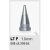 德国LTP圆头直头烙铁头威乐LT P焊笔WSP80 WP80专用
