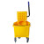wimete 威美特 WIjj-59 单桶榨水车 轻便式手压式墩布桶 工业/商用拖把挤干桶 黄色24L