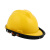 伏兴 防溅面屏带帽套装 耐高温透明防护面罩配帽 电焊面罩+帽面具2合1 黄色
