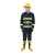 华军 02款消防服两件套 消防员抢险救援灭火服（衣服+裤子）190cm