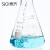 SiQi锥形瓶三角烧瓶带刻度透明玻璃试剂瓶高硼硅耐高温实验瓶多规格可选Conical Flask 锥形瓶500ml