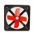 Plyu 方形排风扇工业强力换气扇-单位：个 FAD25-35A (14寸/220V)-带网罩