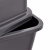 震迪塑料垃圾桶20L黑色果皮箱商用垃圾桶可定制KT562 分类垃圾桶