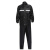 鸣灵 MLS-ZY001 反光雨衣套装 双层 1套 2XL 黑色