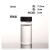 透明高硼硅玻璃样品瓶试剂瓶实验分装瓶耐腐蚀耐高温瓶广口密封瓶 透明30ml+四氟垫