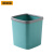 斯威诺 N-3891 桌面压圈方形垃圾桶 办公室小纸篓 大号绿色