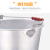 鼎岩加厚铝提桶 老式铝水桶 铝桶圆桶带盖家用手提桶大容量铝制提水桶 特厚32CM铝提桶/13升