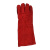  劳保手套 二层牛皮电焊手套 14寸牛皮电焊手套 防护手套 耐磨 均码 红色