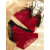 圣奈博爱丝黛安芬香世缘性感蕾丝内衣法式无钢圈三角杯文胸套装薄款本命 红色 M75/34ABC